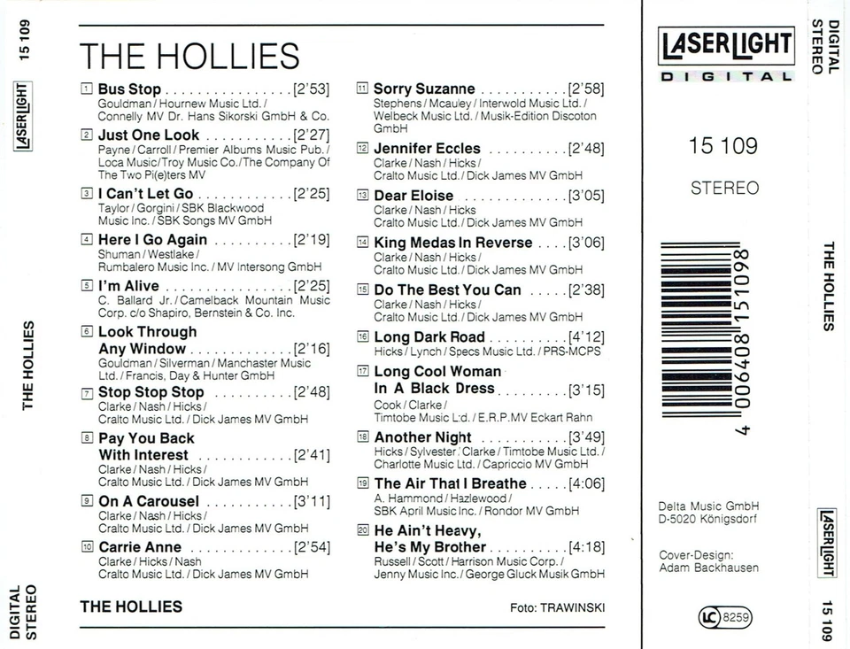 (CD) The Hollies - The Hollies - Bus Stop, Sorry Suzanne, Dear Eloise, u.v.a. - Bild 2 von 2