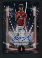2024 Topps Chrome UEFA UCC Ethan Wheatley Black Lazer RC Rookie Auto