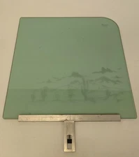 Used Freightliner FLD RH TNT Air Op Door Window Glass w/ Etching-P/N 18-17450-00