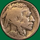 1924-S Buffalo Nickel Very Good VG Coin, Damaged #35947