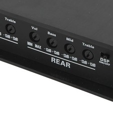 Car DSP Amplifier 4 Channel Input HD Bluetooth App Control 12V Audio System