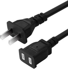 2-Prong AC Power Charging Cord Wall Power Cable Cord Compatible with 1400 Peak A