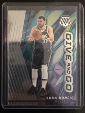 2022-23 Panini Mosaic Basketball Luka Doncic Give and Go #5 Dallas Mavs Lakers