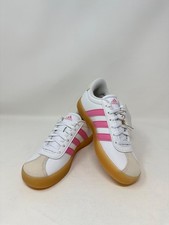 adidas VL Court 3.0 Kids' Sneakers IH3483 - US:1.5, White/Pink, K3 B656T 