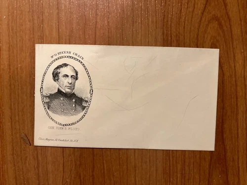 illustrated Civil War envelope, Secession Chain, Gen. Floyd