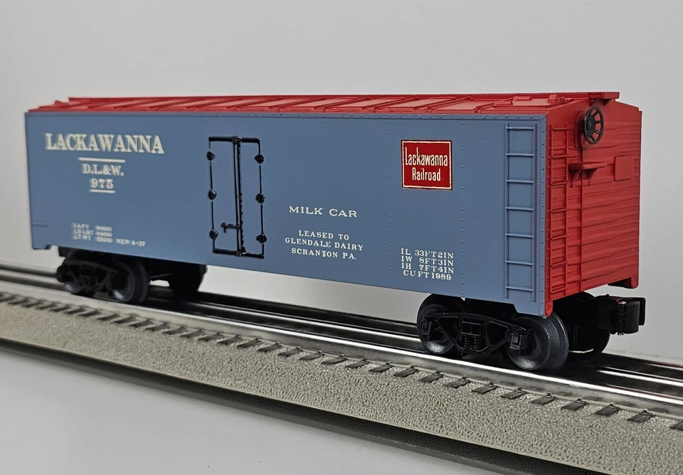 KMT/ Franks Roundhouse Lackawanna Railway DL&W 975 Milk Reefer O Gauge NOS NEW - Image 4 of 4
