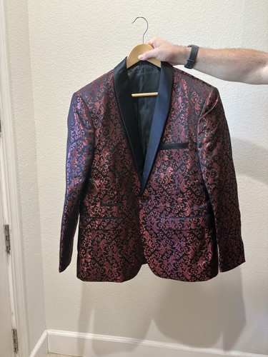 Jacquard Weave Suit Jacket