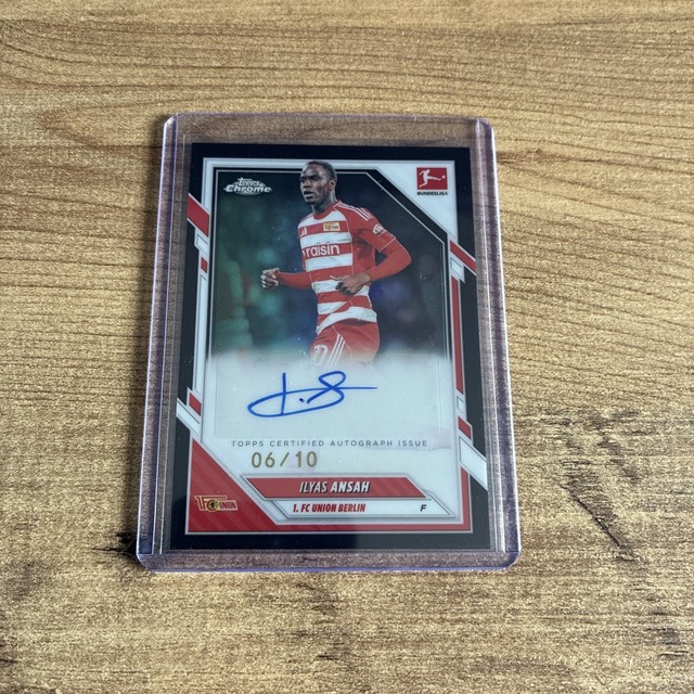 Topps Chrome Bundesliga 25/26 - Ilyas Ansah Auto /10 - Union Berlin