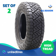Set Of 2 Used Lt 28570r17 Nitto Recon Grappler At 126123s - 1532 Set Of 2 Used Lt 28570r17 Nitto Recon Grappler At 126123s - 1532