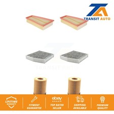 Air Cabin Engine Cartridge Oil Filters (6 Total) Kit For Mercedes-Benz GLA250