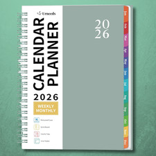 2026 Planner - 2026 Planner Weekly and Monthly from Jan. 2026 - Dec. 2026, Calen