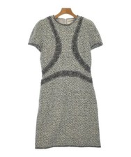 CHANEL Dresses WhitexBlack(Tweed) 38(Approx. S) 2200586442029
