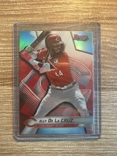 2025 Bowman Best - Elly De La Cruz - Aqua Refractor /199 #37 - REDS