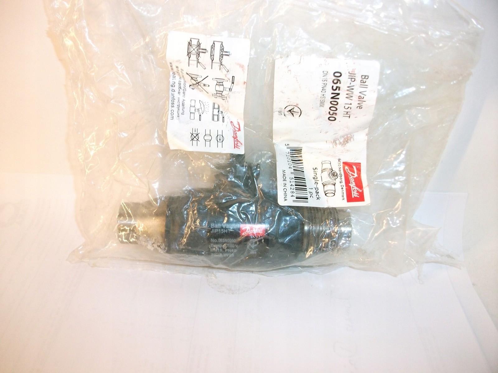 Danfoss JP15H 065N0050 Ball Valve 1pc