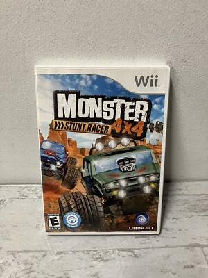Monster Trucks 4x4: Stunt Racer (Nintendo Wii, 2009) Complete. Tested And Works