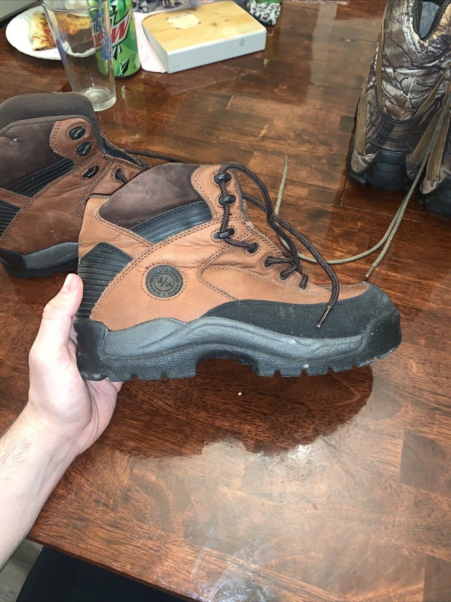 Wolverine E/H since 1883 Boots Size 7 Brown/Black Steel Toe  display picture 2