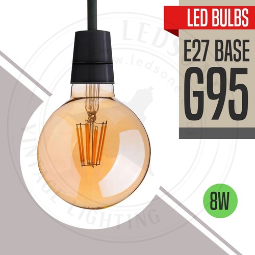 2X Bombilla LED Edison Vintage Regulable E27 8W Filamento Luz para Decoración Industrial - Imagen 3 de 10