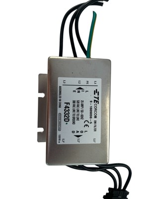 TE Corcom emi filter 25a,50/60 hz,520 vac/300vac, mod F4332D