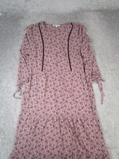 Madewell Dress Womens Brown Tiered Floral *