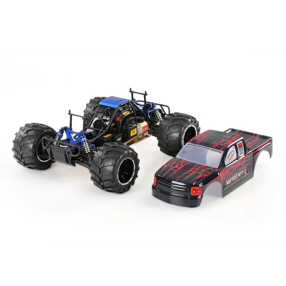 HSP Warrior MXT-5 Petrol Large Scale 1:5th RC Monster Truck Car With Metal Gears - Image 2 of 4