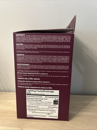 Feit Electric BR30 E26 (Medium) Smart WiFi LED Light Bulb Daylight 65 Watt Flood - Picture 2 of 3