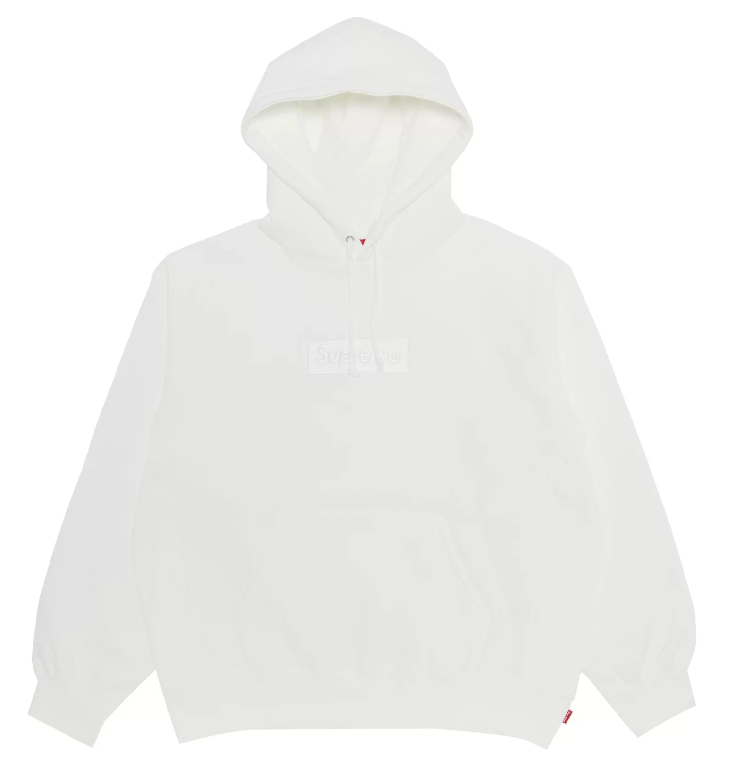 Sweat à capuche blanc moyen Supreme Box logo FW23 BOGO Hoodie   Petit