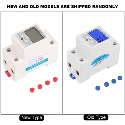 5‑32A 50Hz LCD Display Single Phase Energy KWh Meter DIN Rail Mounting DDS528 U - Picture 6 of 14