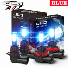 For Chevrolet Malibu 2019-2025 Blue 4x 8000K LED Headlight High Low Beam Bulb