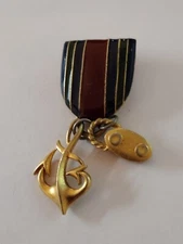 Nautical Ship Anchor Lock Drop Dangle M Jent Lapel Pin