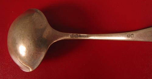 ANTIQUE STERLING SILVER 925 HALLMARKED ?? FANCY ESTATE SPOON LADLE 30 GRAMS !! - Picture 3 of 5