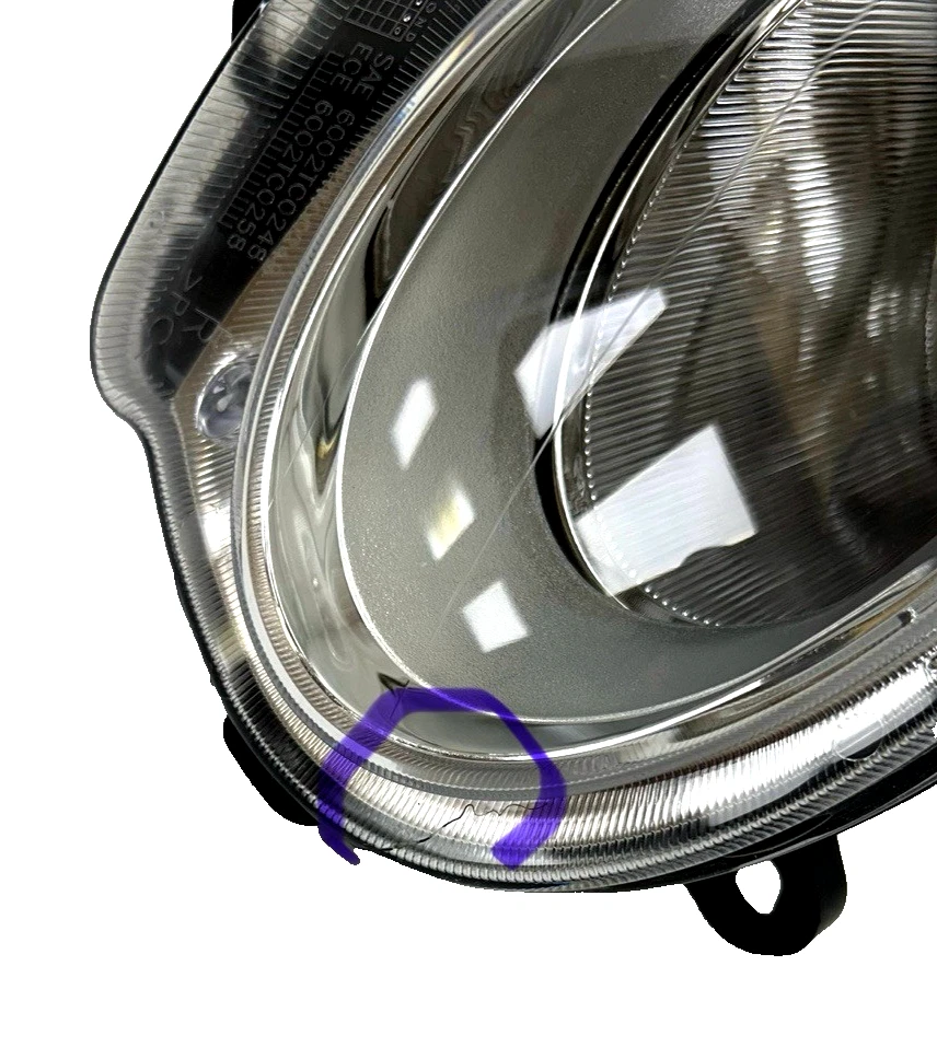 Farol de mão direita 68084118AA OEM Mopar 2007-2015 Fiat 500 - Imagem 3 de 4