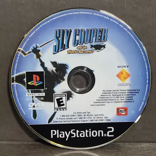 Sly Cooper And The Thievius Raccoonus Playstation 2 PS2 Refurbished Game Disc