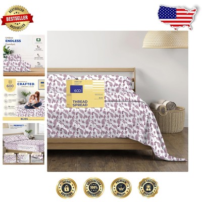 4PC Full Egyptian Cotton Sheet Set - Hypoallergenic, Fade Resistant, Deep Pocket