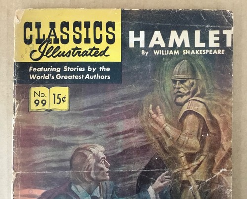 Classics Illustrated comic book #99 Golden Age Hamlet 1952 HRN 167 Shakespeare - Picture 2 of 7