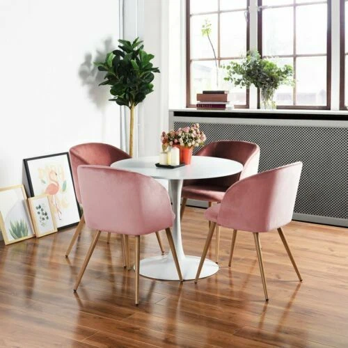 Sillas de comedor de cocina de metal para el hogar