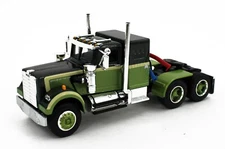 DCP 1:64 *DARK GREEN* Western Star 4900 w/Mercury Flattop Sleeper Semi *NEW*