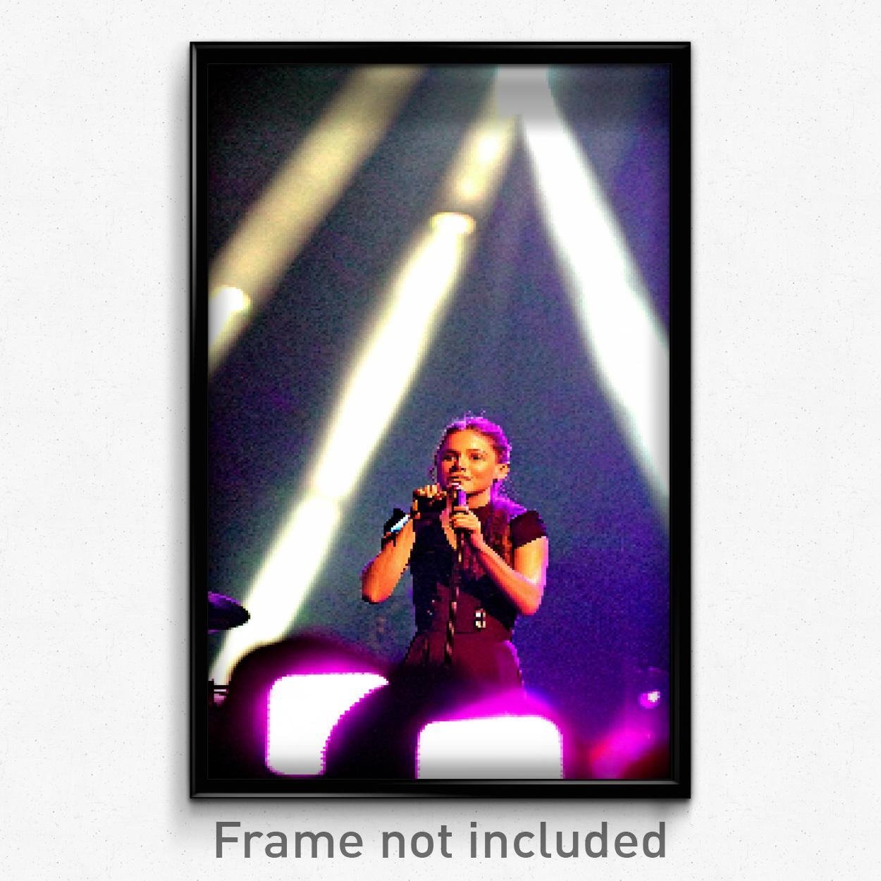 Pixel Art Poster - Incredible Concert (8 Bit Psychedelic Video Game Print)