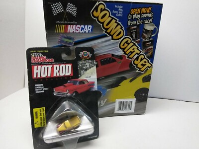 NASCAR RACE DAY SOUND GIFT SETW/ MUG / PHOTO FRAME AND RC 1/144 HOT ROD TRUCK!