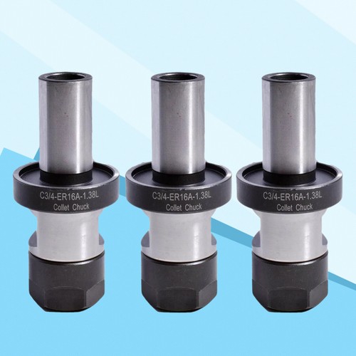 2X TTS 3/4in STRAIGHT SHANK ER16 COLLET CHUCK TOOL HOLDR/GAGE LENGTH - Picture 5 of 21