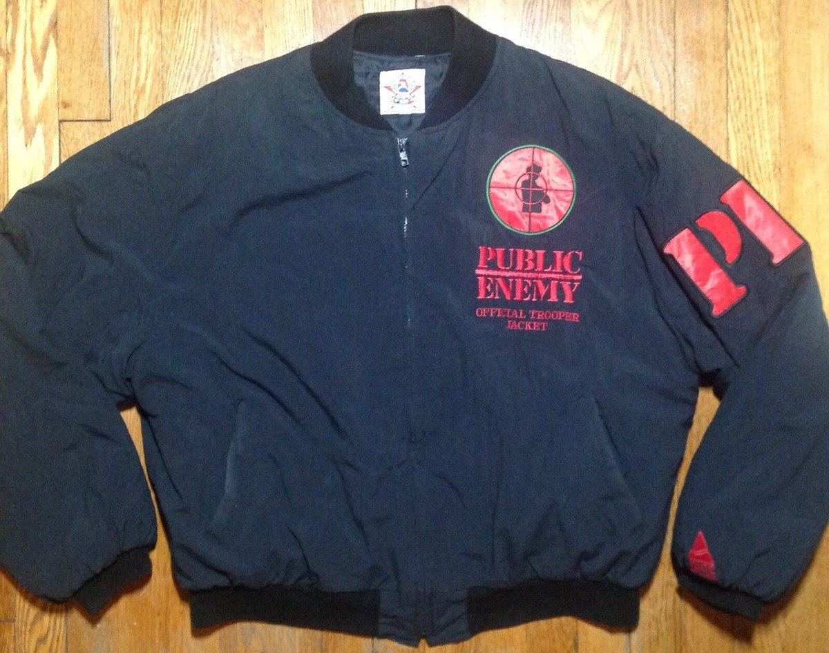VTG HIP HOP 50 PUBLIC ENEMY 1988 OFFiCIAL TROOPER TOUR JACKET OG 