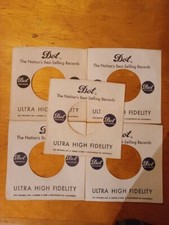 DOT RECORDS 5 original company sleeves nice shape