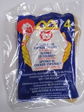 Vintage 1999 Sealed 4 McDonalds Spunky the Cocker Spaniel Ty Beanie Unopened