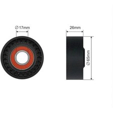 NTY Spannrolle Keilrippenriemen für Mercedes-Benz V-Klasse W447 Vito Kasten 114