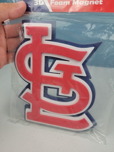 Magnete 3D MLB Fan Foam di Foamheads - logo squadra di baseball St. Louis Cardinals - Foto 4 di 6