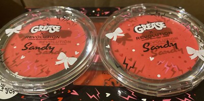 SET 2 Makeup Revolution X Grease SANDY Melting Cream Blusher NWOB FREESHIP  
