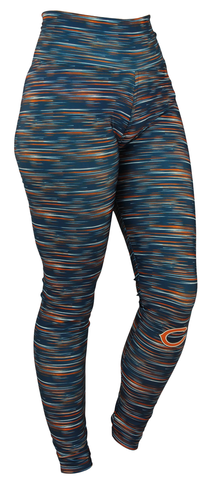 Футбольные женские леггинсы Zubaz NFL Chicago Bears Space Dye