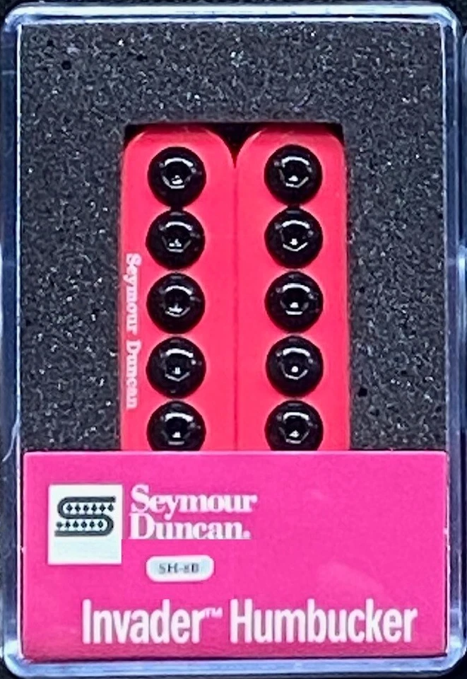 Seymour Duncan SH-8B Invader 6 String Bridge Humbucker - NEON PINK - Image 1 of 1