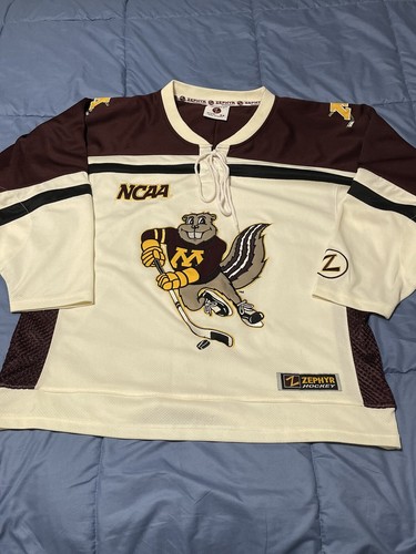 Vtg Minnesota Golden Gophers NCAA Ice Hockey Jersey Mens Size 44 - Picture 11 of 11