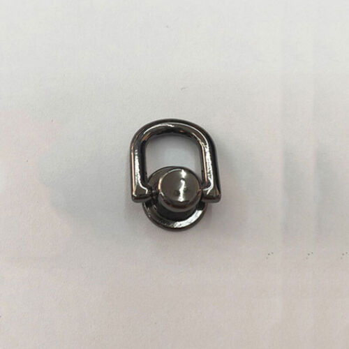 Runder D-Ring Aus Metall Seitenclip Taschenschraube Bolzenniete : - Bild 20 von 20