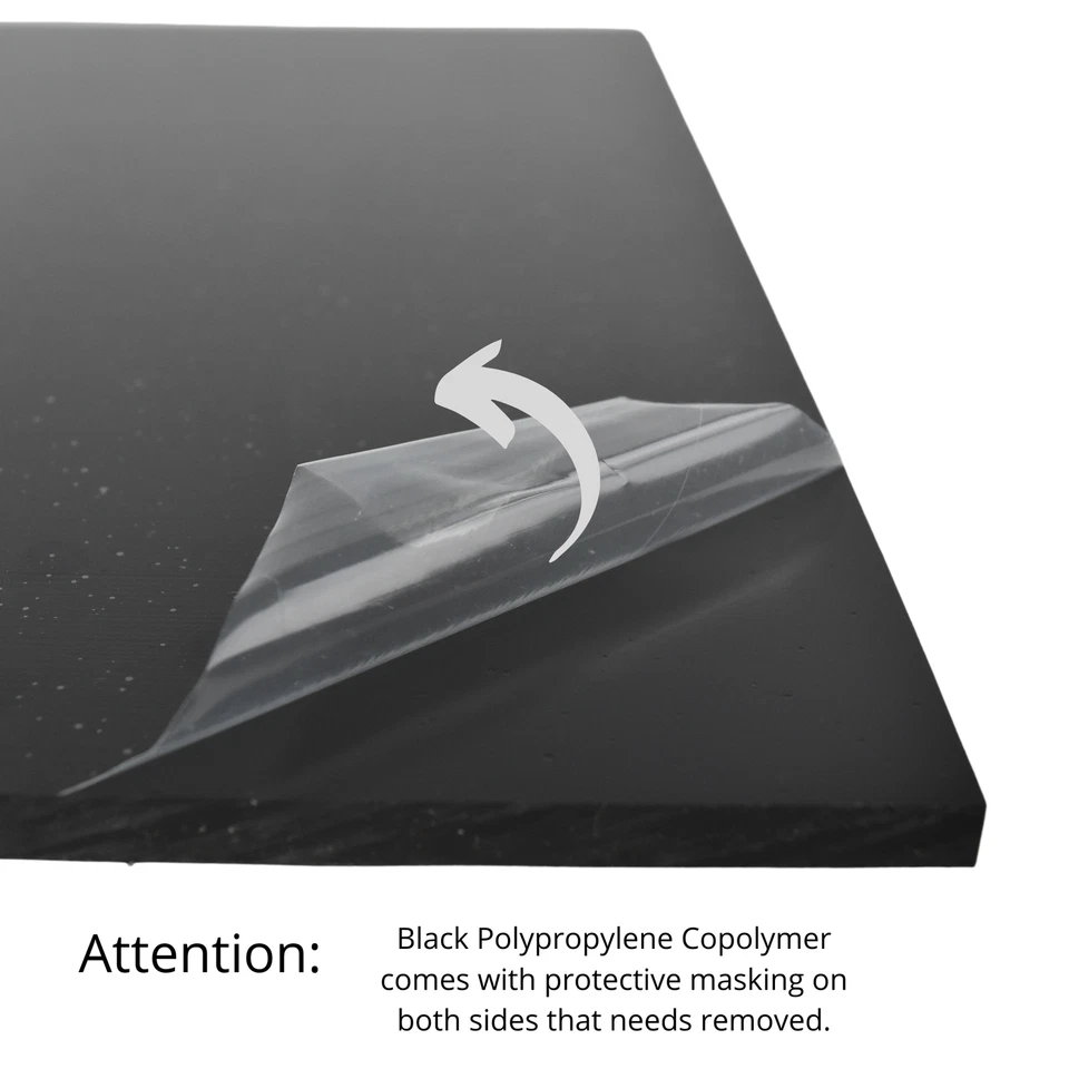 BuyPlastic White Polypropylene Copolymer (PPC) Plastic Sheet 1 1/2" x 12" x 24" - Image 3 of 4